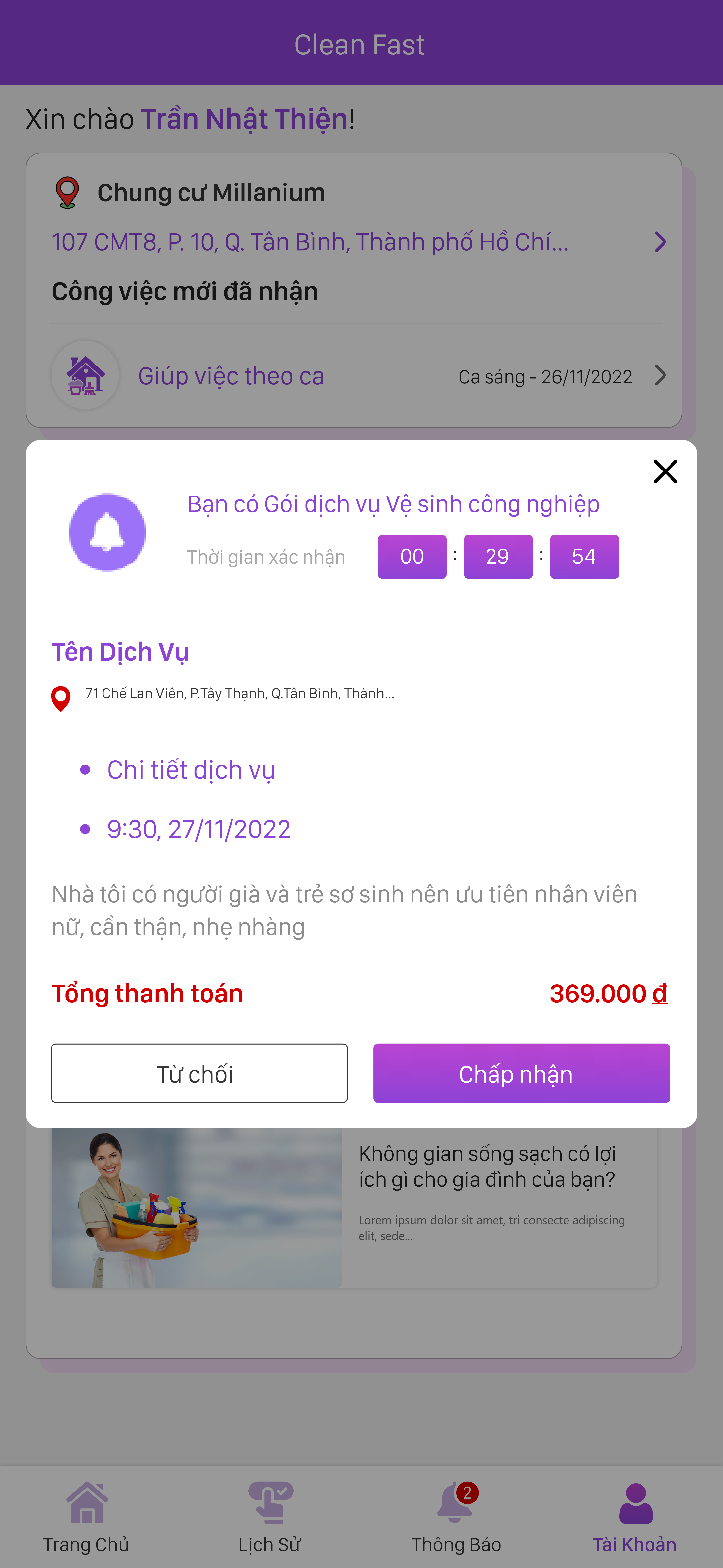 Giúp Việc Clear Fast